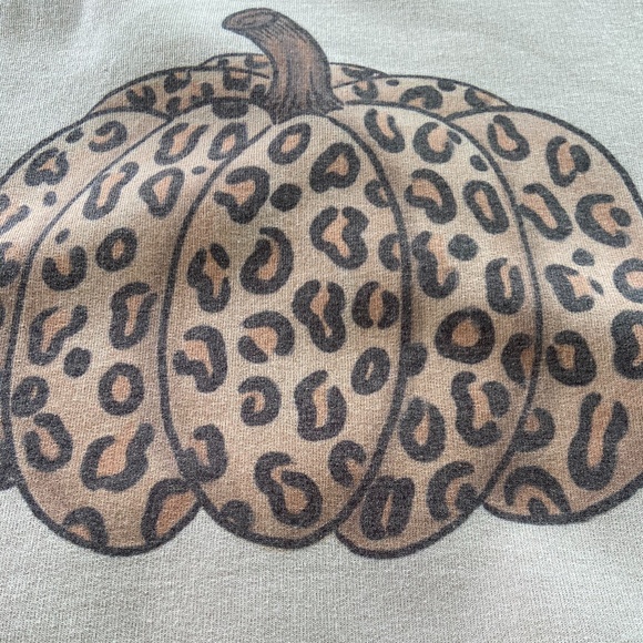 Leopard Pumpkin Sweatshirt - Picture 5 of 5